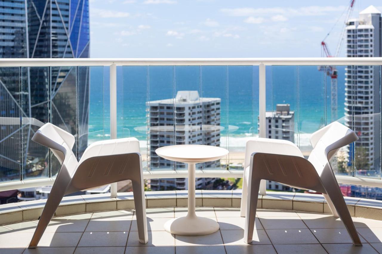 Luxury Privately Owned Ocean View Studio Apartments At O4Ks Gold Tower Gold Coast Kültér fotó