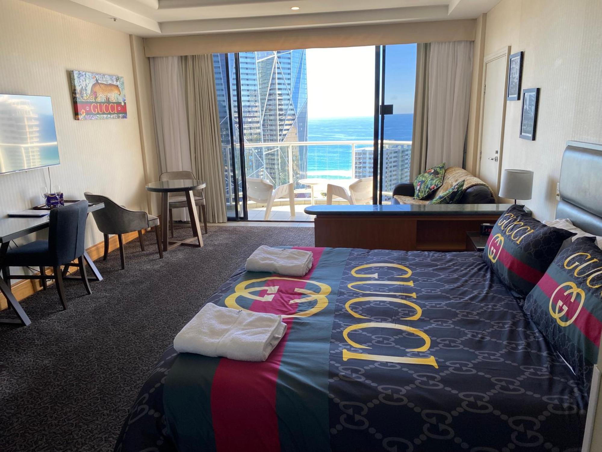 Luxury Privately Owned Ocean View Studio Apartments At O4Ks Gold Tower Gold Coast Kültér fotó